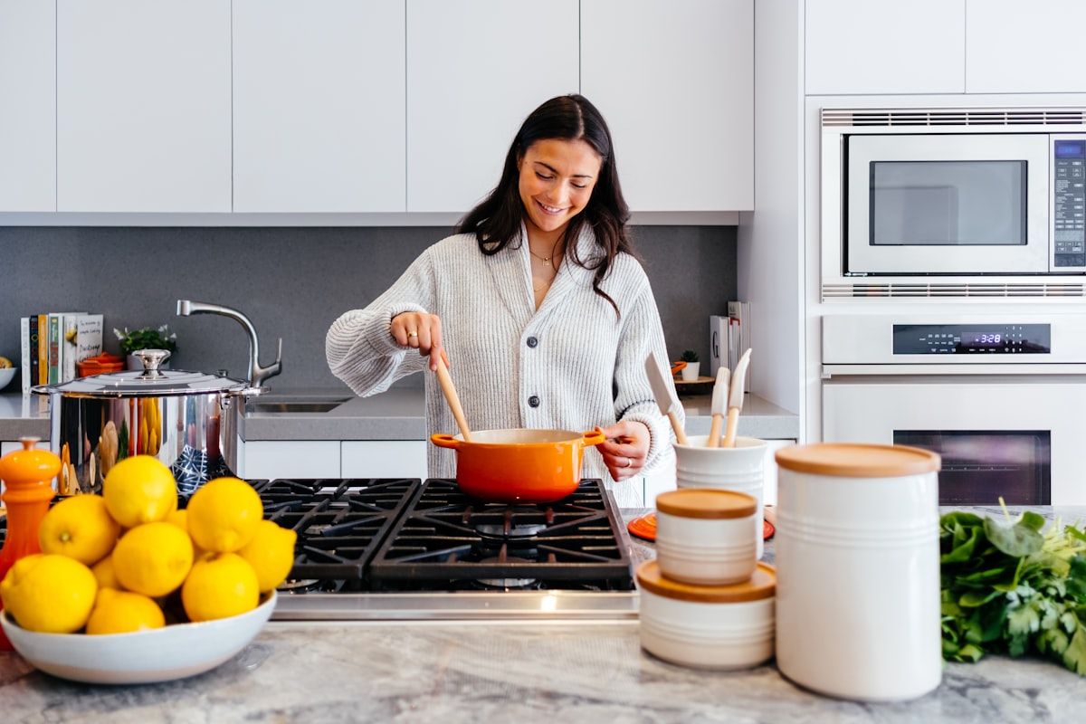 Fresh ingredients prepared for meal planning